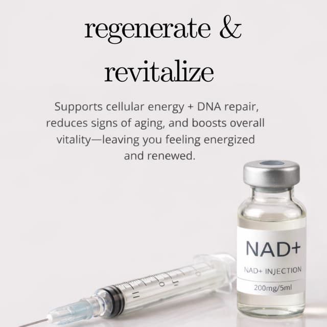 NAD+ Reset | 5-Week Series at Aesthetic Connection Medspa in Rancho Cucamonga, CA